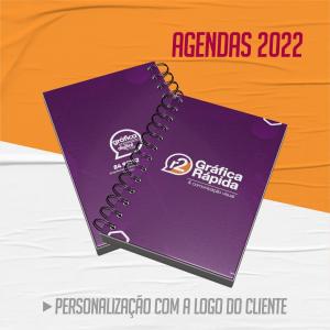 Agenda Diária Personalizada 2025 Capa Dura Miolo / 365 páginas 15x21cm Capa e Contra Capa Colorida e miolo PB Brilho Wire-o 