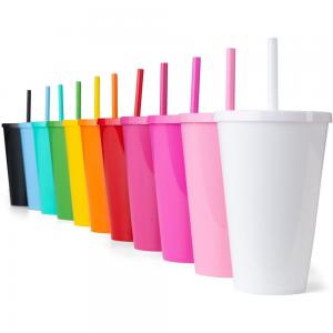 Copo Caldereta com Canudo Polipropileno  Impressão Colorida   550ml