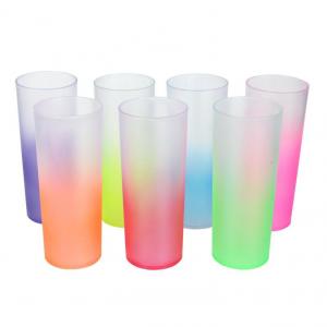 Copo Long Drink Degradê Personalizado Plástico Transparente  1 Estampa   