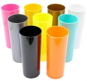 Copo Long Drink Personalizado Plástico Transparente  1 Estampa   