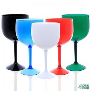 Taça de Gin Plástico Polipropileno  1 Estampa   